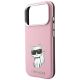 7. Karl Lagerfeld Smooth Choupette Sketch MagSafe Case for iPhone 18 Pro / 17 Pro - Pink