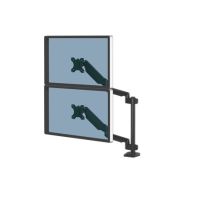 Fellowes Ergonomics Dual Vertical Monitor Arm - Platinum Series
