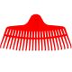 13. GARDEN RAKE FOR LEAF ORANGE M