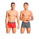 Puma men's boxer briefs 2-Pack red gray comfortable cotton