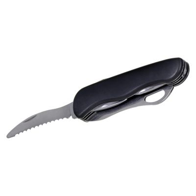 3. AZYMUT Karkon pocket knife - 9 tools + holster, 113 mm black (HK20018)