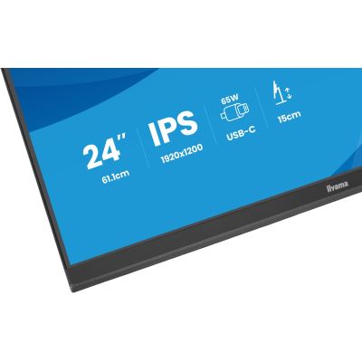 13. iiyama ProLite XB2495WSC-B1 computer monitor 61.2 cm (24.1") 1920 x 1200 px WUXGA LED Black