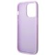 7. Guess Saffiano Strap Case for iPhone 14 Pro - Purple