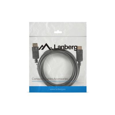 Lanberg CA-DPDP-10CC-0030-BK cable (DisplayPort M - DisplayPort M; 3m; black)