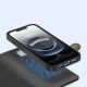 6. Dux Ducis Lawa Leather Case for iPhone 16e / 17e with Detachable Magnetic Wallet - Black