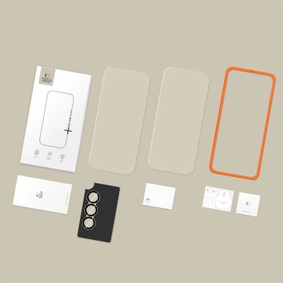 10. Tech-Protect Easy Set+ 3-Pack Tempered Glass for Samsung Galaxy A57 5G