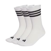 Adidas 3-Stripes Cushioned Sportswear Crew 3 pair socks white and black JZ0532