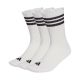 Adidas 3-Stripes Cushioned Sportswear Crew 3 pair socks white and black JZ0532