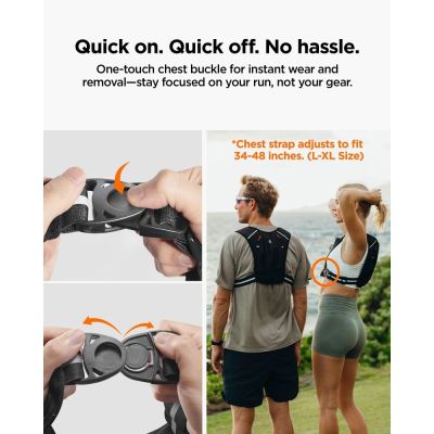 9. Spigen A720 Dynamic Shield Running Vest L-XL - Black