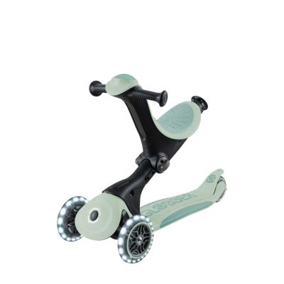 8. Three-wheeled scooter with a ride-on seat GO•UP DELUXE LIGHTS ECOLOGIC 360 (697-505)