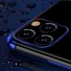 5. Clear Color Case Gel TPU Electroplating frame Cover for Samsung Galaxy A22 4G blue