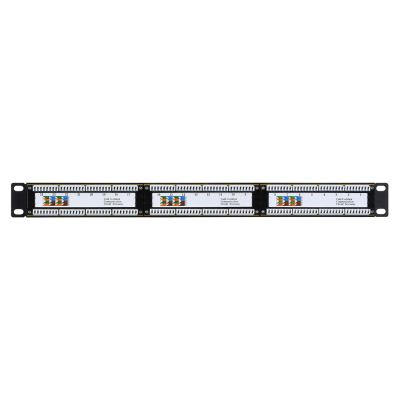 3. Q-LANTEC Patch panel UTP cat.6, 24 ports LSA connectors 1U