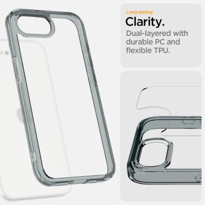 13. Spigen Ultra Hybrid Case for iPhone 16e / 17e - Gray