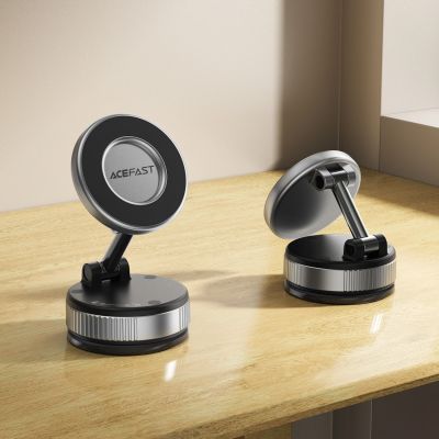 7. Acefast E28 Magnetic Dashboard/Windshield Suction Cup Holder - Black