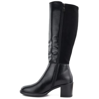 8. Women's high-heeled boots with stretch black Vinceza 58652