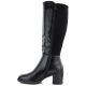 8. Women's high-heeled boots with stretch black Vinceza 58652