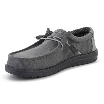 3. HEYDUDE WALLY STRETCH CANVAS BLOCK GRANITE GRAY/MULTI 44353-1VT