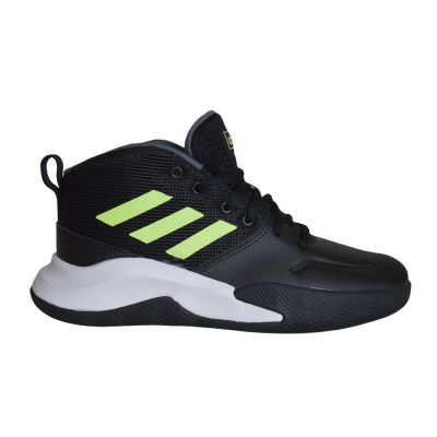 Adidas Ownthegame Kids Wide Cblack/Hireye/Onix Basketball Shoes - EF0308