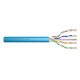 4. DIGITUS installation cable cat.6A, U/UTP, B2ca, AWG 23/1, LSOH, 100m, blue
