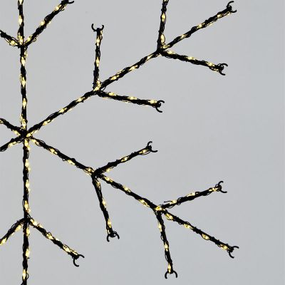4. DECORATIVE HANGING SNOWFLAKE WITH 380 LEDS, WARM WHITE
