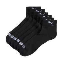 Puma Cushioned Quarter Socks 3 Pack Black 938581 01