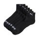 Puma Cushioned Quarter Socks 3 Pack Black 938581 01