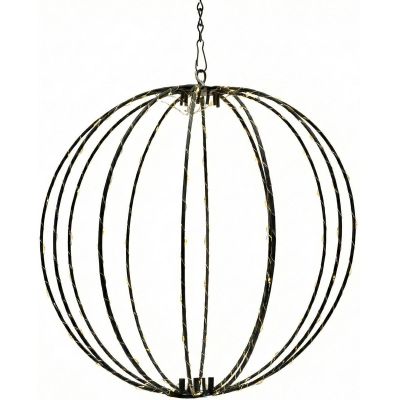 2. SOLAR HANGING LAMP BALL 30CM 120 LED WARM WHITE