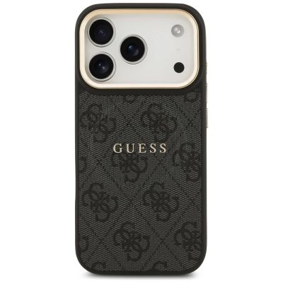 3. Guess 4G PU Classic Logo MagSafe case for iPhone 17 Pro - black