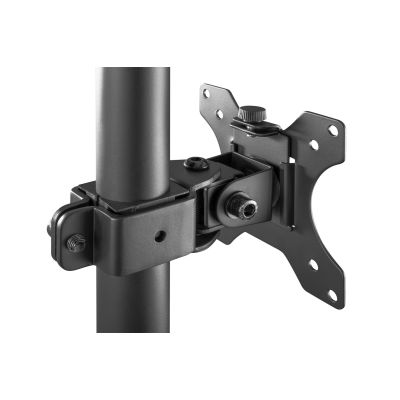 6. Single desk stand, 1xLCD, max. 32", max. 8kg, 180° PIVOT tilt and swivel