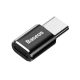 6. Baseus Mini Adapter from Micro USB to USB-C - Black