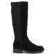 Black Leather Stretch Boots Filippo DKZ8222