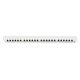 14. High density patch panel 19'' 24x RJ45, LSA level, cat.6A, shielded, 0.5U, gray, cable guide