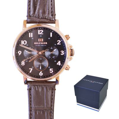 Tommy Hilfiger Daniel men's watch brown - 1710379
