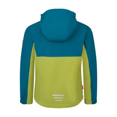 2. Trollkids Kristiansand Softshell Jacket pear green/lagoon green/Sunset in the Sahara (320-360)