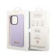 8. Guess GUHCP14LSLSMU iPhone 14 Pro 6.1" purple/purple hard case Silicone Vintage Gold Logo