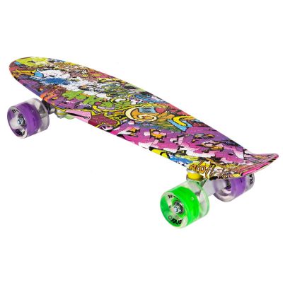 3. PLASTIC SKATEBOARD 22 INCHES ENERO GRAFFITI LED 1030852