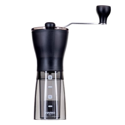 2. HARIO MSS-1DTB Manual Coffee Grinder (burr; black)