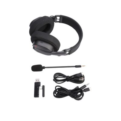 3. REDRAGON H888 LUCE Wireless Headband Gaming Bluetooth Headset Black