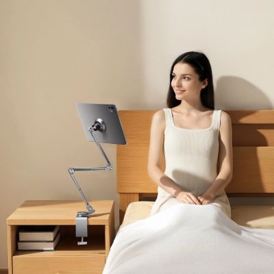 14. Wozinsky WTY0YS1 magnetic holder, 360° rotating, solid, for phone and tablet - gray