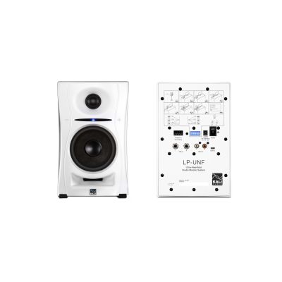 KALI AUDIOLP-UNF WH - Pair of Bluetooth monitor speakers. Multimedia speakers, white.