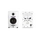 KALI AUDIOLP-UNF WH - Pair of Bluetooth monitor speakers. Multimedia speakers, white.