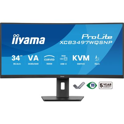 45. iiyama XCB3497WQSNP-B1 34" Monitor - Flat Screen - 86.4 cm