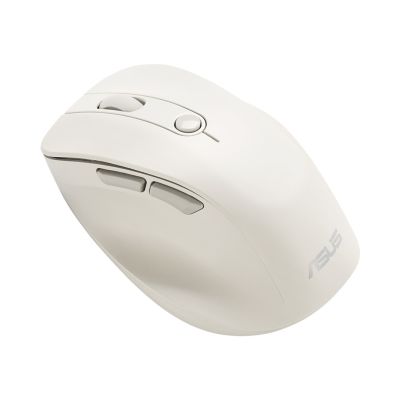5. ASUS MD105 Wireless Mouse Milky White 2400DPI Dual-mode wireless 2.4 GHz and Bluetooth