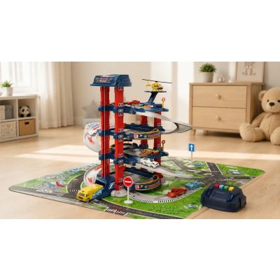 8. Extralink KIDS Car Park Garage with Electric Lift, Toy Cars for Children