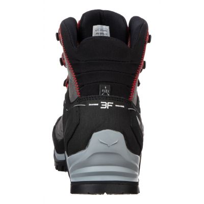 4. Salewa MTN Trainer Mid GTX Men's Adult Dark Grey, Gray, Red