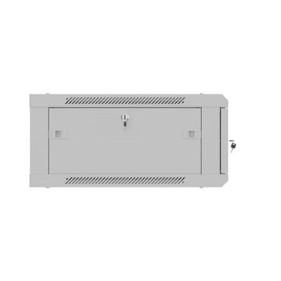 3. LANBERG WALL-HUNG RACK CABINET 19" 4U 600X600 GRAY METAL DOOR (FLAT PACK)