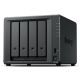 NAS Synology DS925+; Tower; 4x (3.5" SATA HDD); AMD Ryzer V1500B; 4 GB DDR4 ECC SODIMM (max. 32GB)