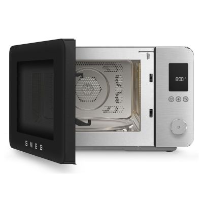 13. Smeg MOC02BLMEU Microwave Oven Black Combination Microwave Oven Countertop 27 L 900 W