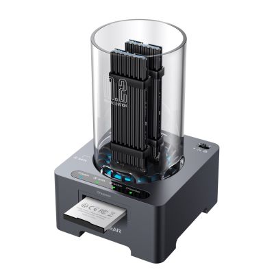 2. GRAUGEAR G-M2DK-CR-10G Hard Drive Docking Station USB 3.2 Gen 2 (3.1 Gen 1) Type-C Gray