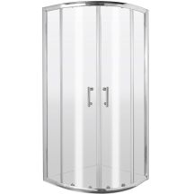 Semicircular shower cabin 80 cm